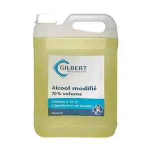Alcool Modifié 70° Gilbert 5L Désinfectant Peau Saine
