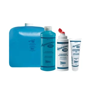 gel échographie PARKER Aquasonic 100 bleuté non stérile, 5L, 1L, 250mL et 60g