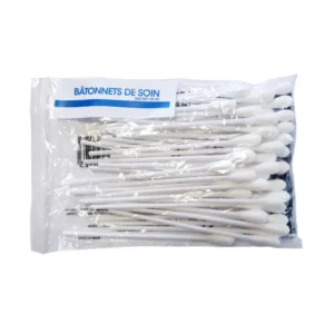 Bâtonnet de soin gynécologique tige en plastique longueur 15 cm