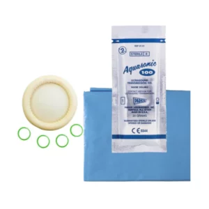 Kit GYN COVER gel + protection stérile en latex pour sonde endocavitaire boîte de 24