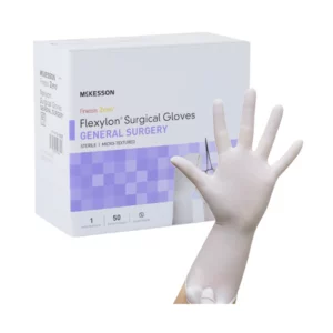 Gants de chirurgie FLEXYLON® Finessis Zero synthétiques sans poudre micro-texturés boîte de 100