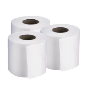 Papier hygiénique pure ouate 2 plis micro-gaufré en carton de 96 rouleaux