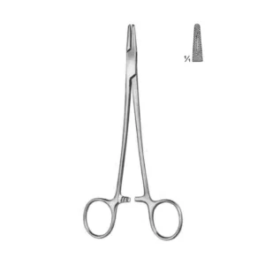 Porte-aiguille droit réutilisable inox 130 mm