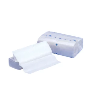 Serviettes enchevêtrées ouate blanche 22cm de longueur 2 plis
