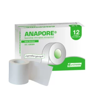 Sparadrap chirurgical sans dévidoir Anapore Soie