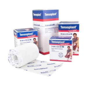 Bande adhésive TENSOPLAST Élastique 2 tailles, Non stérile, par rouleaux